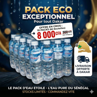Packs ETOILE 400 Ml et 1.5 L